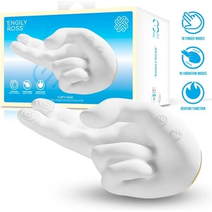 Engily Ross Flirty Hand Heated Finger Motion Stimulator White