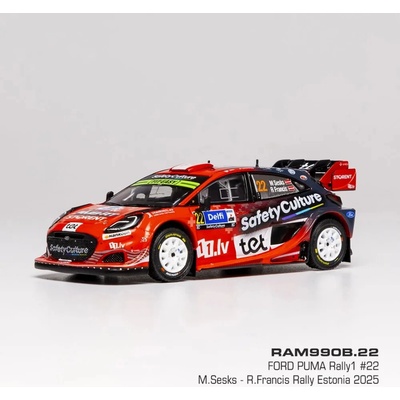 IXO MODELS Ford Puma Rally1 Rally Estonia 2025 #22 M.Sesks/R.Francis IXO RAM990B.22 1:43