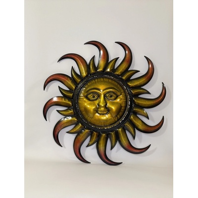 SLUNCE - KOVOVÁ NÁSTĚNNÁ DEKORACE 81 cm
