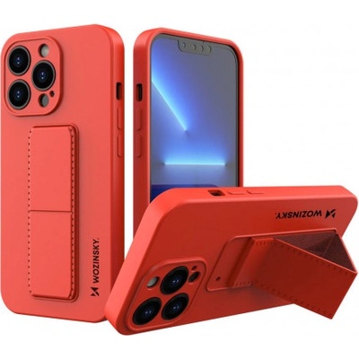 MG Kickstand silikónové iPhone 13 Pro Max, červené