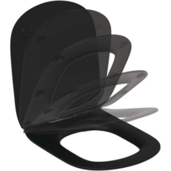 Image 1 of Ideal standart ТОАЛЕТНА СЕДАЛКА tesi t5522v3 ЗАБ. ПАДАНЕ ЧЕРЕН МАТ (t5522v3)