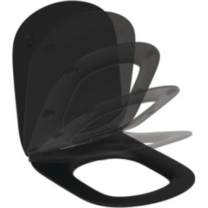 Ideal standart ТОАЛЕТНА СЕДАЛКА tesi t5522v3 ЗАБ. ПАДАНЕ ЧЕРЕН МАТ (t5522v3)