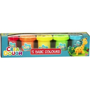 Crea Dough Моделин - 5 цвята - Crea Dough