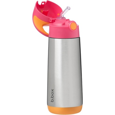 b.box Termo Láhev 500 ml s brčkem 935 Strawberry Shake