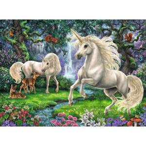 Ravensburger - Puzzle Mystical Unicorns XXL - 200 piese