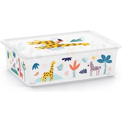 KIS Бяла пластмасова детска кутия за съхранение 55x39x16 cm C Box Style - KIS (258933)