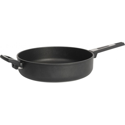 SKK Profesionální titanová pánev hluboká Titanium Durit Indukce ucho ručka 32 cm