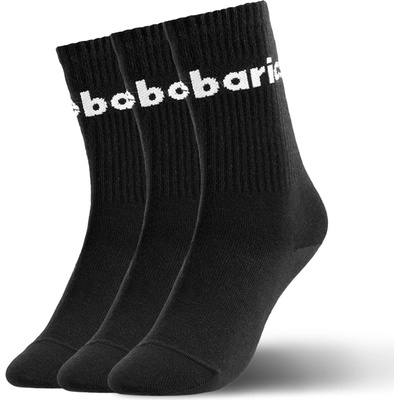 Barebarics be Lenka ponožky crew big logo 3 páry black