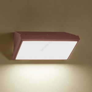 Brilagi - LED RGBW външно стенно осветително тяло TRIANGLE 1xE27/9W/230V кафяво IP65 (LEDBG3094)