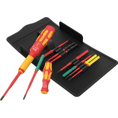 Wera 006634 Náradie pre skrutkové spoje rozvádzačov regulácia otáčok Kraftform Kompakt VDE Safe-Torque Basic 1 - 11 dielov