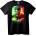 NOONEBRAND Тениска Hulk Разделен Дизайн - 4XL, Black