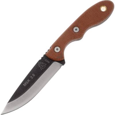 Tops Knives Mini Scandi Knife 1095, Micarta MSK-2.5
