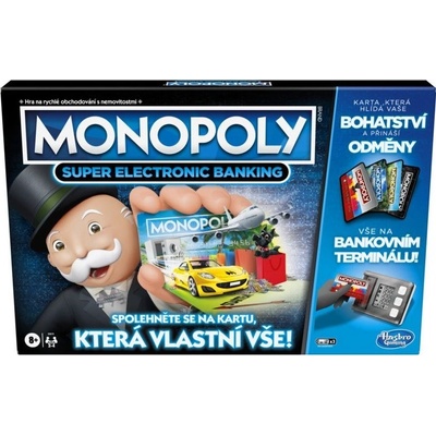 Hasbro Monopoly Super elektronické bankovnictví CZ verze