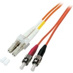 Conneu LC-ST дуплексна пач корда, мултимод OM2, 3мм. , оранжева, 3 метра (CNFJ-LCSTOM2DOR3mm-3)