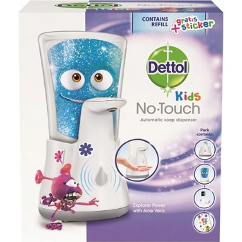 Dettol Kids Bezdotykový dávkovač mýdla 250 ml Dobrodruh