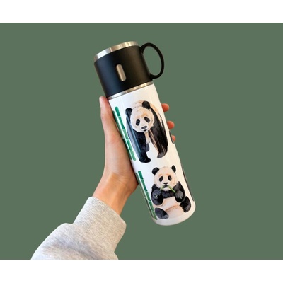 ePiPí termoska s hrnečkem 500 ml Pandy