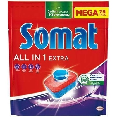 Somat Tablety do myčky All in 1 Extra 75 ks