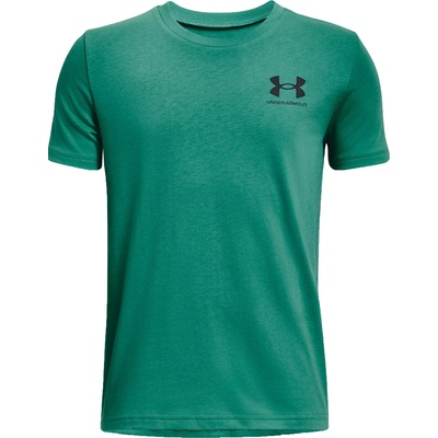 Under Armour Тениска Under Armour UA SPORTSTYLE LEFT CHEST SS-GRN Зелен Velikost YXL