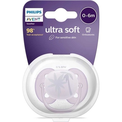 Avent Philips Cumlík Ultrasoft Premium fialová 1 ks