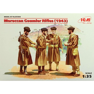 ICM Moroccan Goumier Rifles 1943 4 figurky 1:35