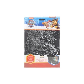 EUROSWAN Paw Patrol škrabací obrázky 2ks A4