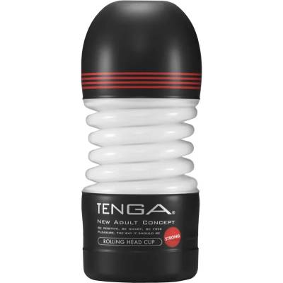 Мастурбатор с въртяща се глава, силен ефект - Rolling Head Cup Black (TENGA00168)