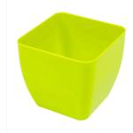Prosperplast Кашпа alcea зелена, квадрат 14 х 14 см. височина 12 см. pat0886