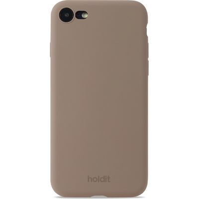 Holdit Гръб Holdit Silicone Case за iPhone 7/8/SE - Mocha Brown