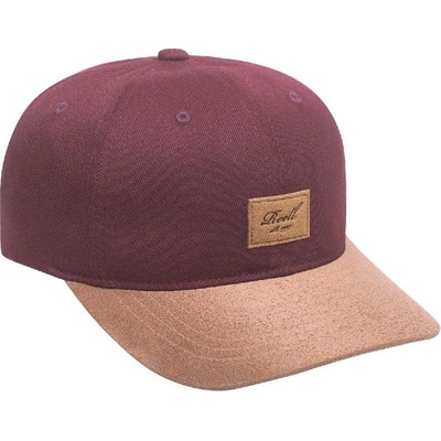REELL Suede 6-Panel Cap Maroon MAROON