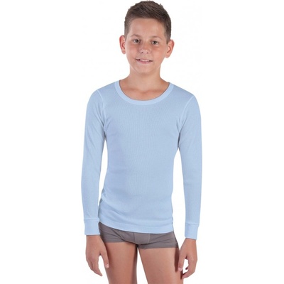 Evona chlapčenský nátelník s dlhým rukávom Palko modrý