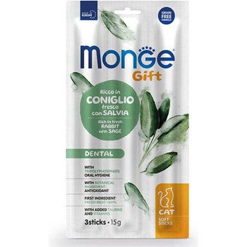 Monge Gift Sticks Monge Gift Dental лакомства за котки - 0.015кг