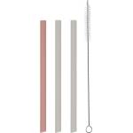KikkaBoo Сет сламки KikkaBoo Platinum Silicone - Blush, 3 броя (31302050004) - baby
