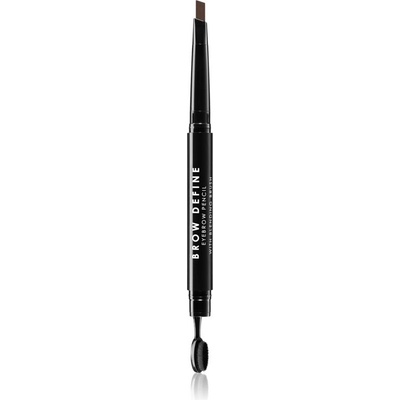 MUA Makeup Academy Brow Define tužka na obočí s kartáčkem Dark Brown 0,25 g