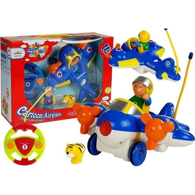 Lean Toys JakMean detské lietadlo na diaľkové ovládanie modré
