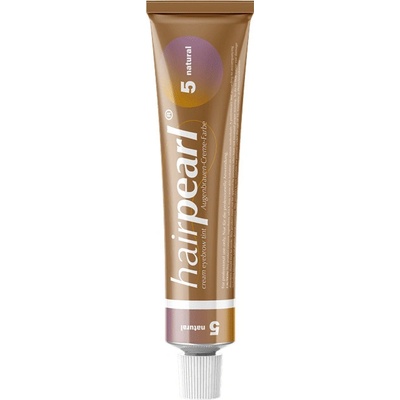 HairPearl Cream Eyelash and Eyebrow Color krémová farba na obočie a riasy 5 natural 20 ml