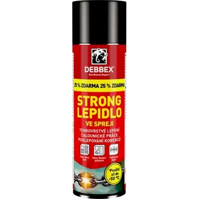 Univerzálne silné lepidlo v spreji Den Braven STRONG – čalúnnické, na koberce, textil, plast