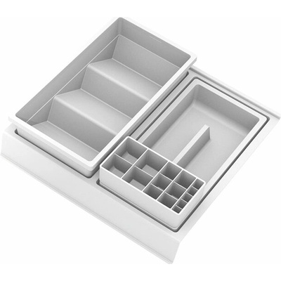 GOLLINUCCI Koupelnový organizér s příslušenstvím 350mm 308x322x90mm bílá (GOLLINUCCI Koupelnový organizér s příslušenstvím 350mm 308x322x90mm bílá)