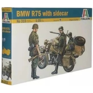 Italeri Italeri: Модел на мотоциклет BMW R75 със странична кабина, 1: 35