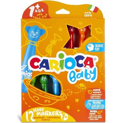 Fixy CARIOCA dětské Baby 1+, 12 ks – Zboží Dáma