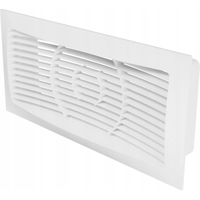 Obdĺžniková ventilačná mriežka PRZYBYSZ Koncovka potrubia 220x90 mm PVC