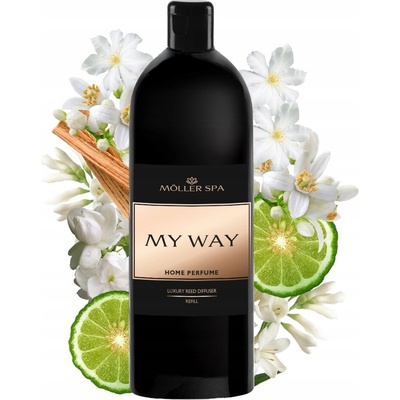 MY WAY DOPLŇOVAČ VÔNE PARFUMU DO DOMÁCNOSTI TYČINKY NÁHRADNÁ NÁPLŇ DO DIFUZÉROV 750 ml