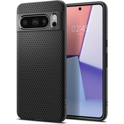 Spigen Противоударен Калъф за Google Pixel 8 Pro, Spigen Liquid Air Case, Черен (ACS06311)