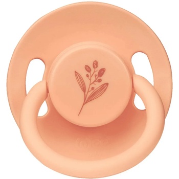 Wee Baby Каучукова залъгалка Wee Baby - Baby Pure, 6-18 месеца, оранжева (699)