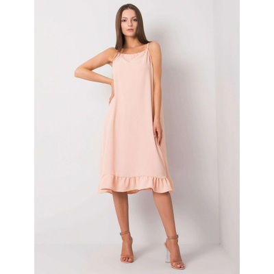 Dámske voľné midi šaty FA-SK-7086.08P beige