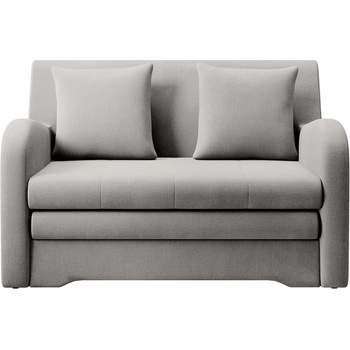 Eltap Светлосив кадифен разтегателен диван 130 cm Ario - ELTAP (SO-AR-03NU-03NU)