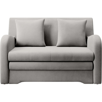 Eltap Светлосив кадифен разтегателен диван 130 cm Ario - ELTAP (SO-AR-03NU-03NU)