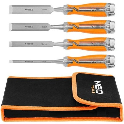 sada dlát 4ks, 6,12,18,24mm dvousložková rukojeť NEO tools 37-900 IVK37-900