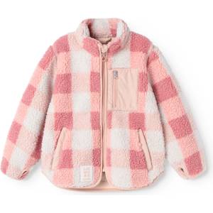 LIEWOOD Детско поларено яке LIEWOOD Kid's Nolan Pile Jacket Fleece jacket - Mega Check / Rose Blush - размер 86 (EU) (703-6690-1012)
