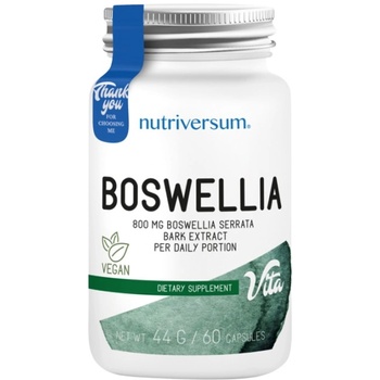 Nutriversum Boswellia 400 mg | Boswellia Serrata Bark Extract [60 капсули]