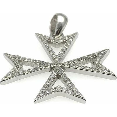 Šperky Jan Kos Jan Kos jewellery Stříbrný přívěsek maltézský kříž 12113827